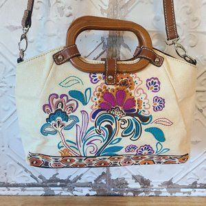 Relic Handbag Floral Palomar Satchel -New With Flaws-